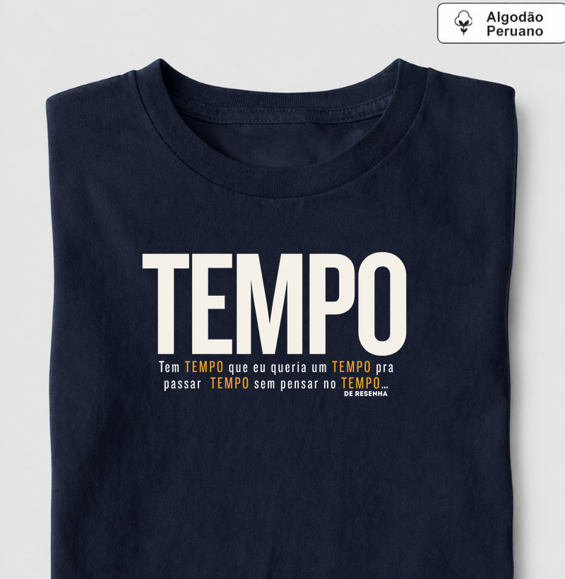 Tempo - Camiseta Algodão Peruano