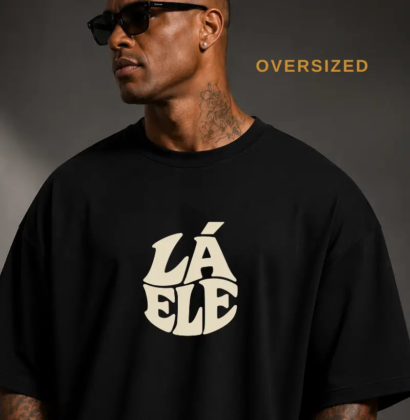 Lá ele - Edição de bordo - Camiseta Oversized