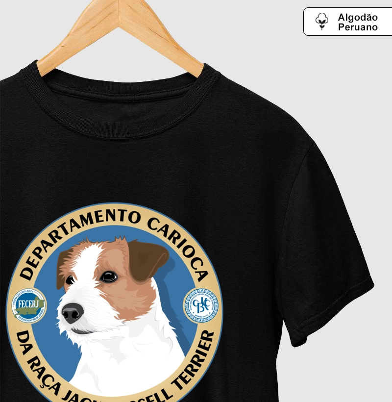 Camiseta Algodão Peruano Jack Russell Departamento
