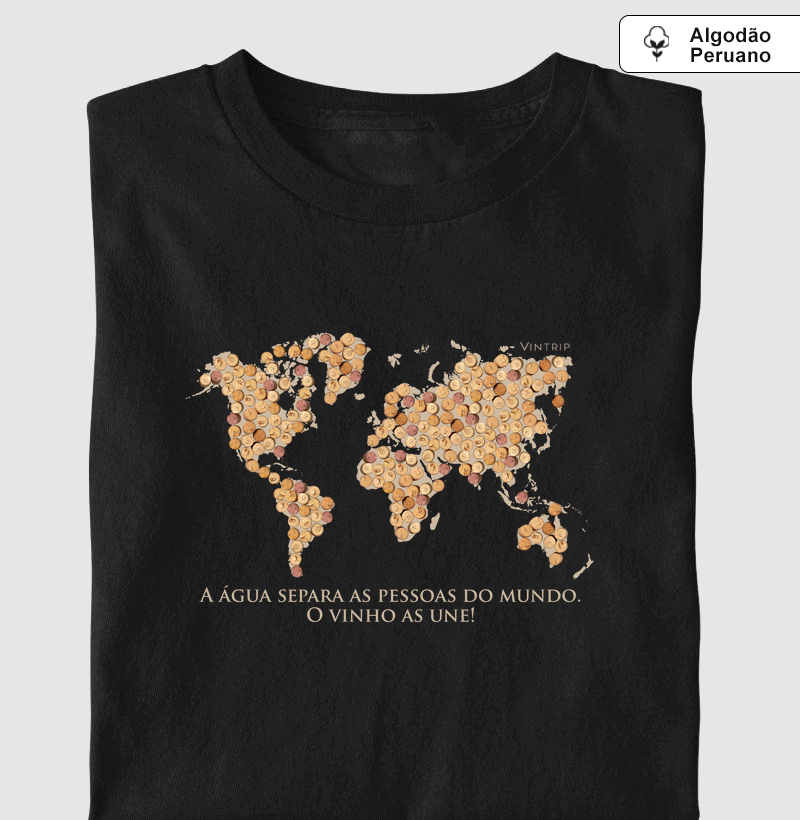 A água separa as pessoas do mundo. O vinho as une! - Rolhas