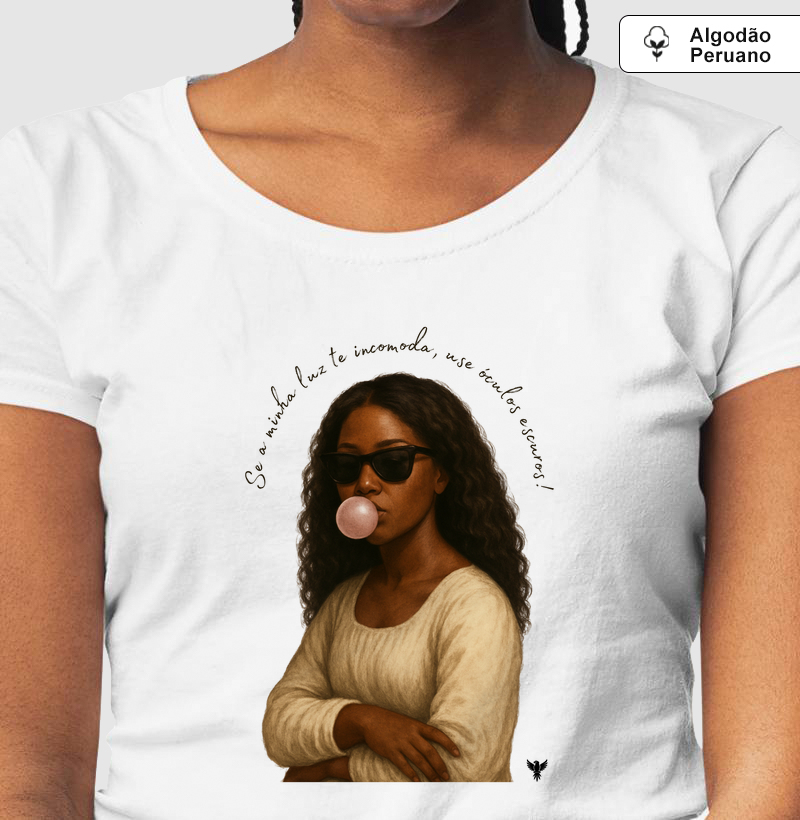 Se a minha luz te incomoda, use óculos escuros! (Morena ondulada)