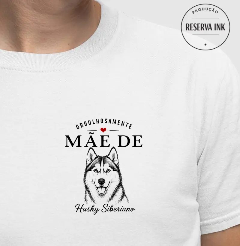 Orgulhosamente Mãe de Husky Siberiano