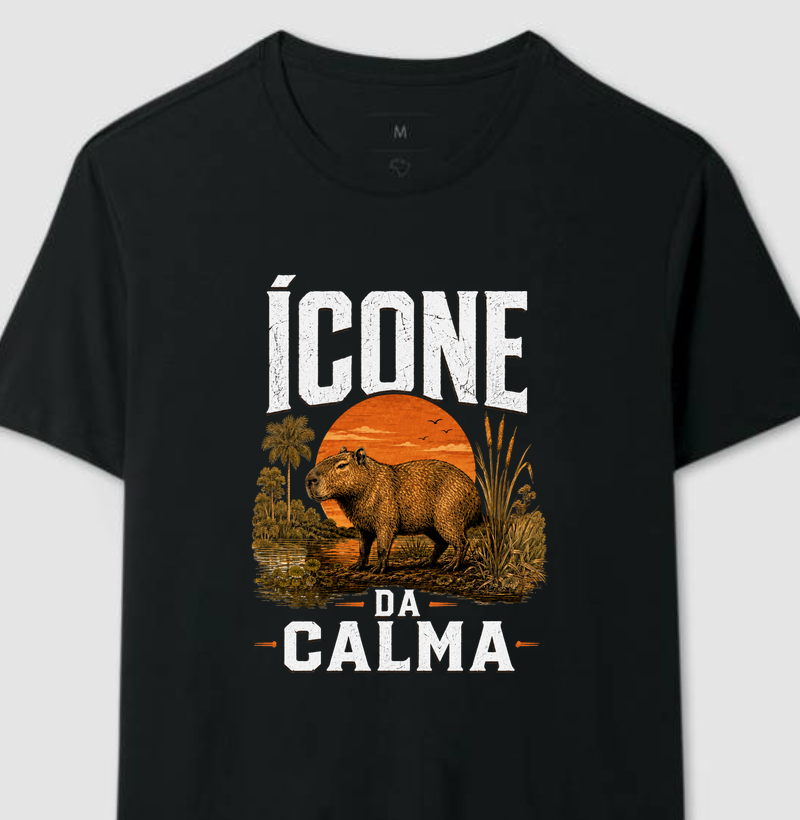 Camiseta Ícone da Calma