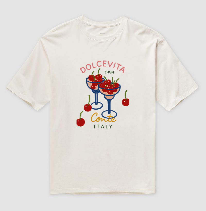 Camiseta Oversized Dolce Vita 1999