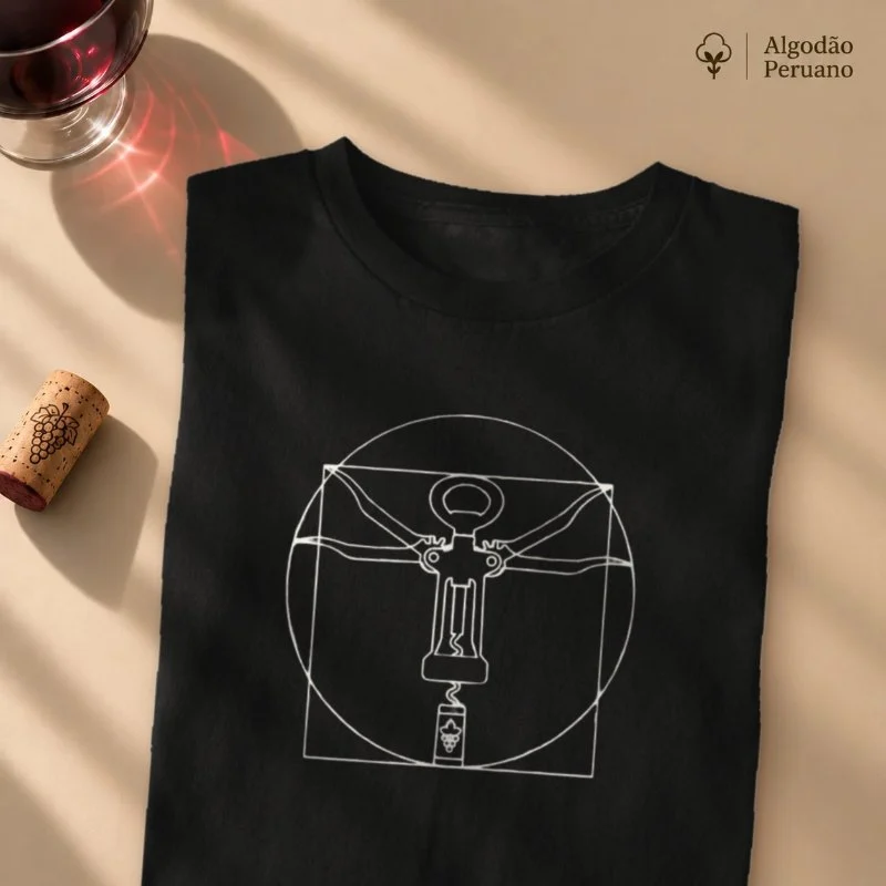 Camiseta Vinho - Vitruviano