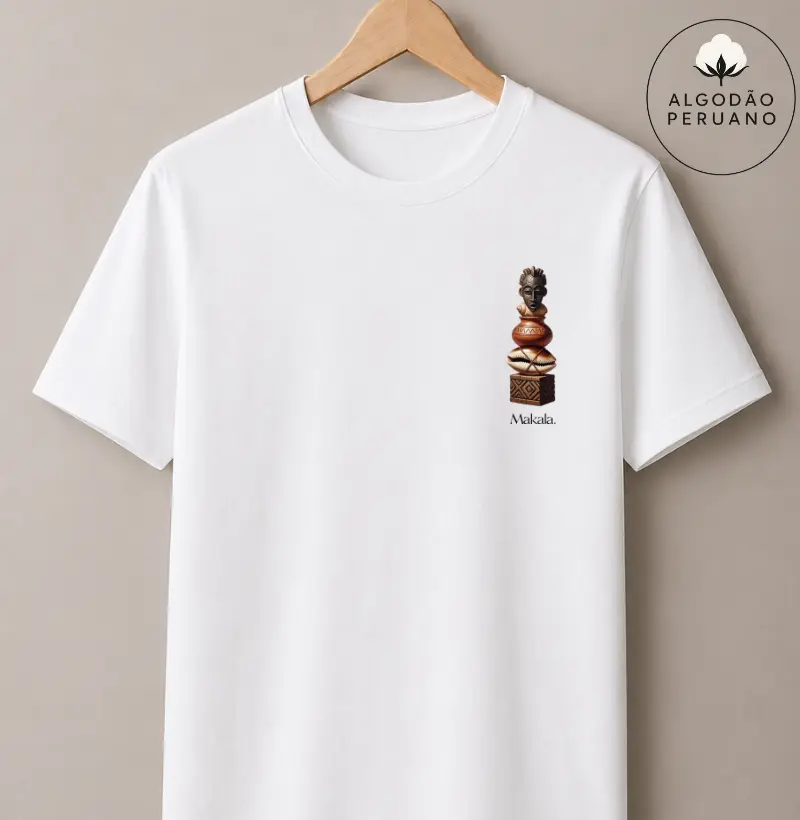 Camiseta Algodão Peruano Totem - Coleção Raízes 