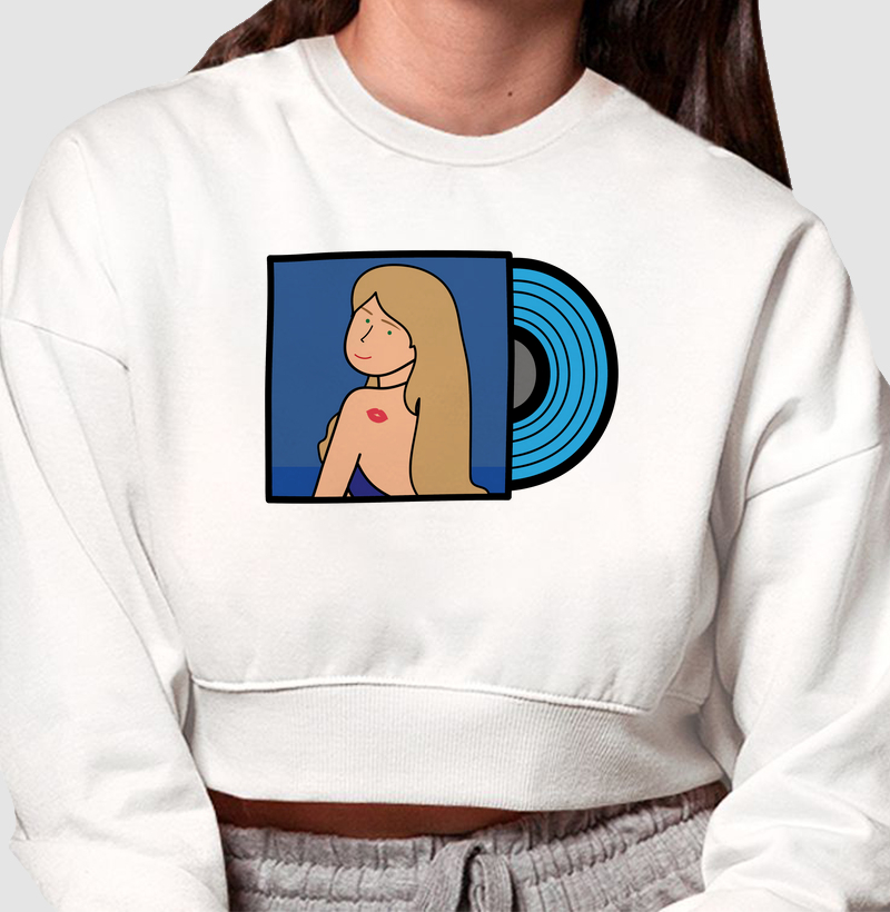 Cropped Moletom Inspiração Sabrina Carpenter