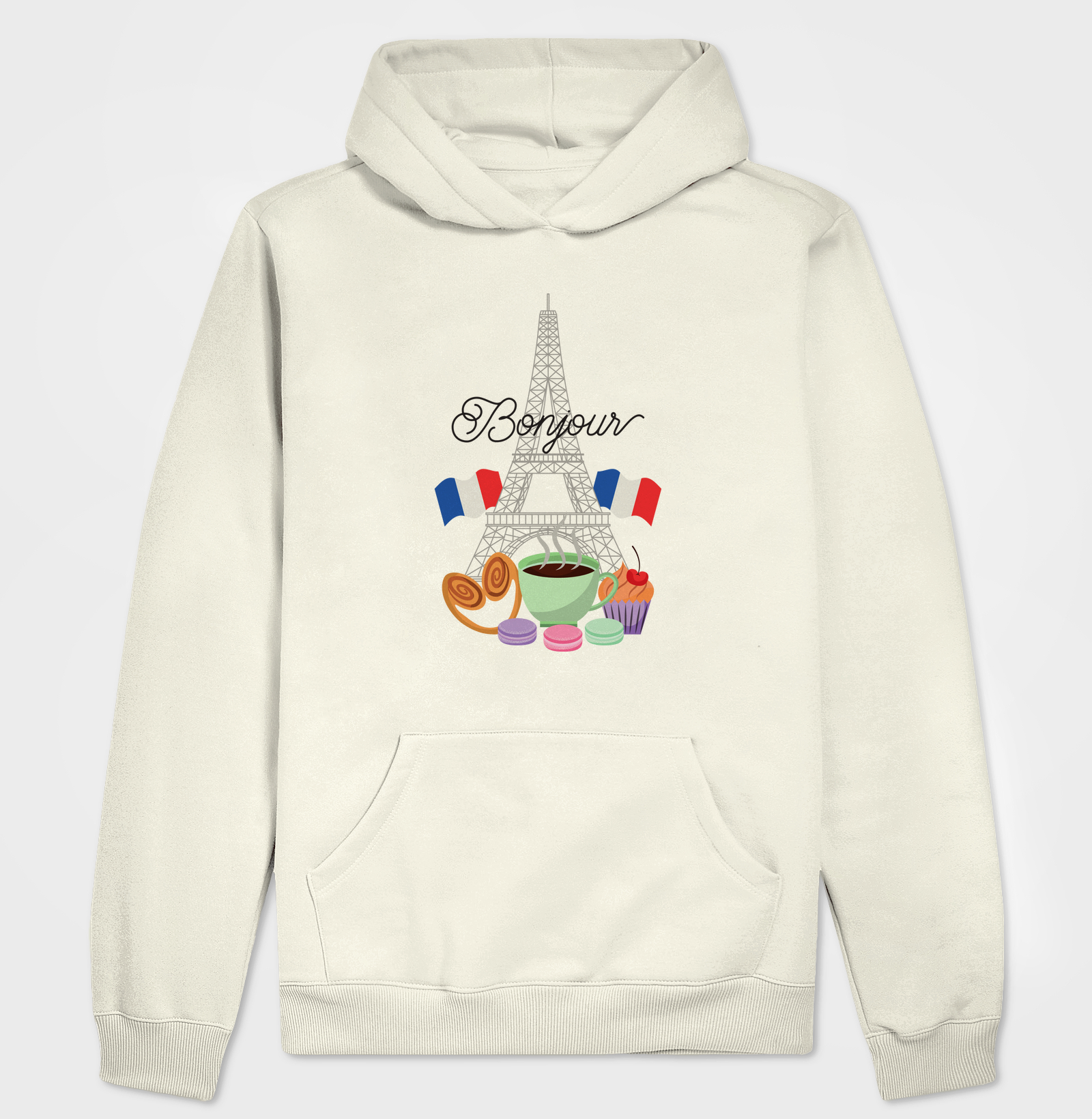 Camiseta Viagem - Torre Eiffel Bonjour