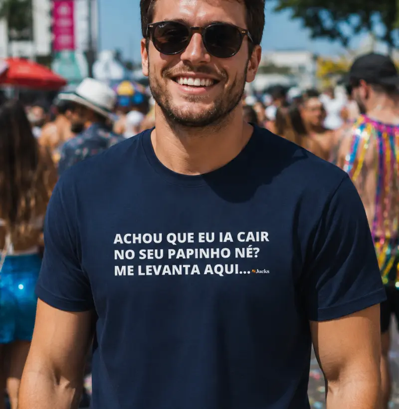 Achou que eu ia cair no seu papinho?