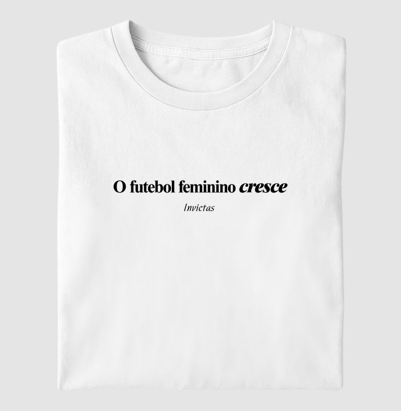 O futebol feminino cresce