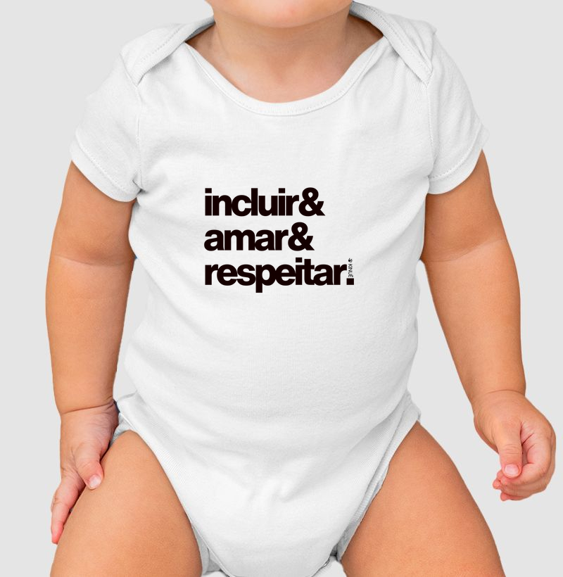 Incluir Amar Respeitar - Camisetas sobre inclusão e neurodiversidade