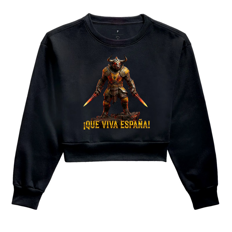 Cropped Moletom Espanha 1