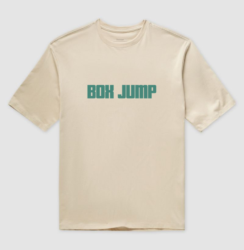Camiseta Oversized Box Jump - verde