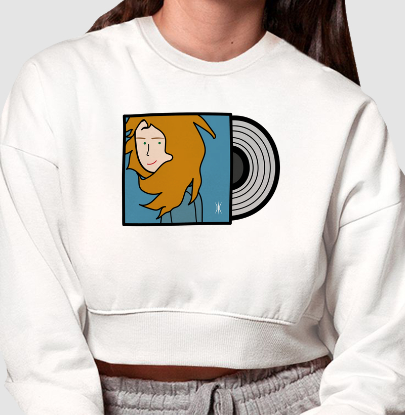 Cropped Moletom Inspiração Madonna - Ray of Light