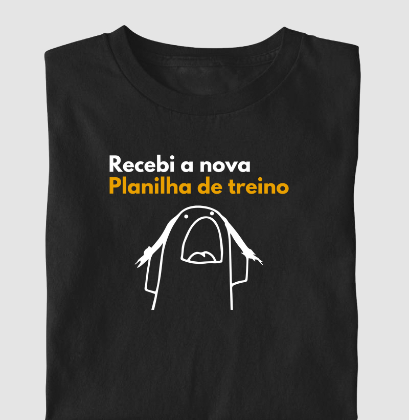 Recebi a Nova Planilha de Treino
