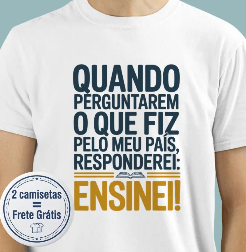 Camiseta Premium Professor/Pedagogo