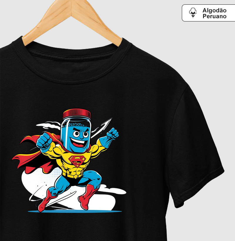 Pote de whey de super-herói 