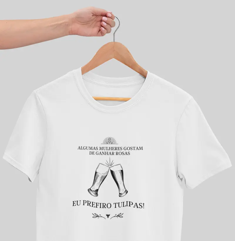 Algumas mulheres gostam de ganhar rosas. Eu prefiro tulipas!