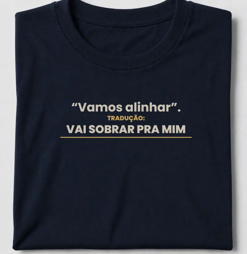 Alinhamento estratégico - Camiseta
