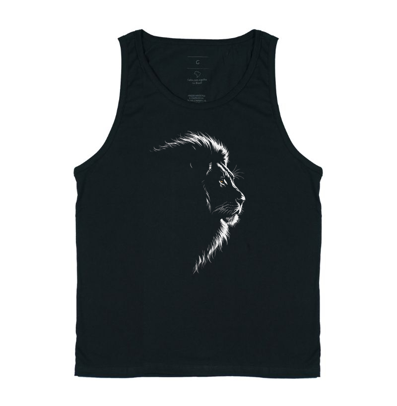 Lion in the dim light