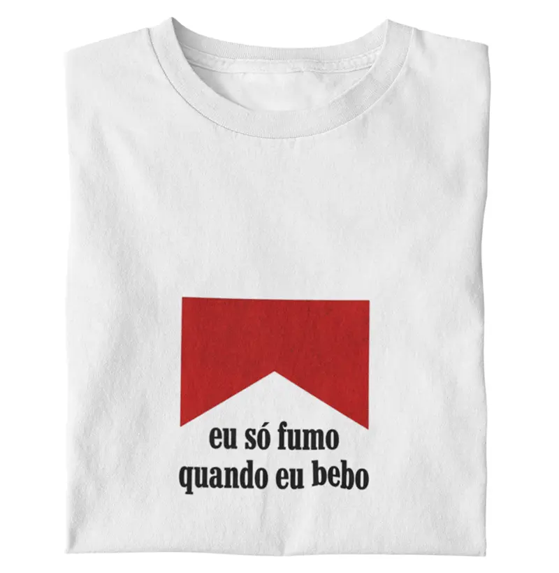 Só fumo bebendo