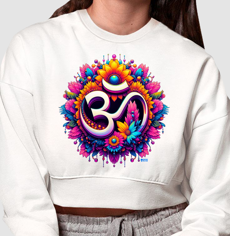 OM Floral Prateado