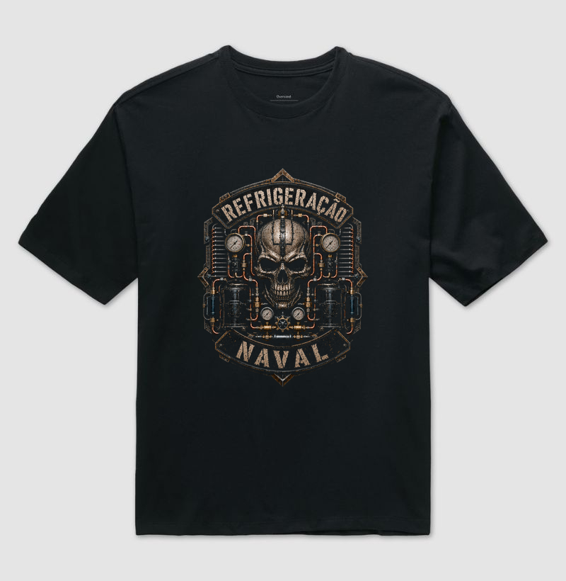 Refrigeração Naval - Camiseta Oversized