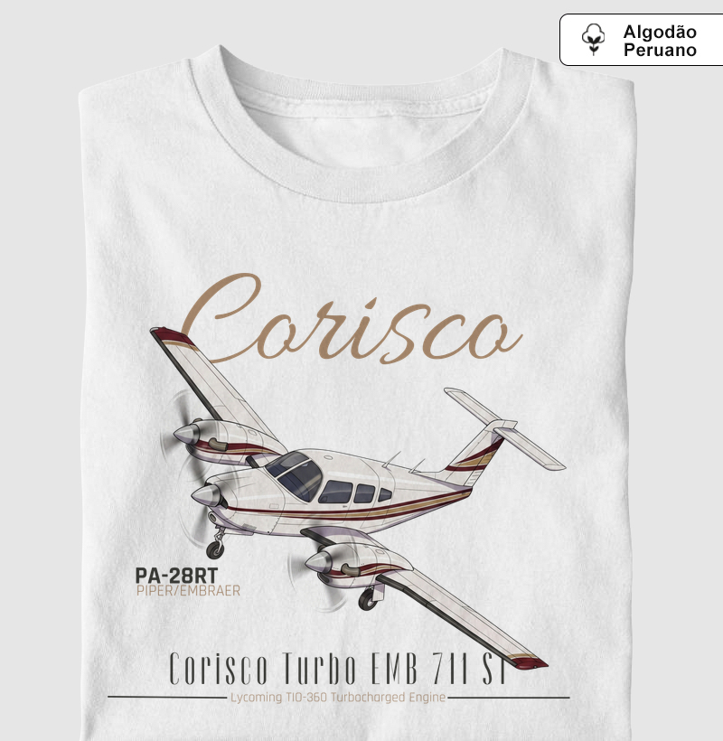 EMB 711 ST | Corisco Turbo - Camiseta Algodão Peruano