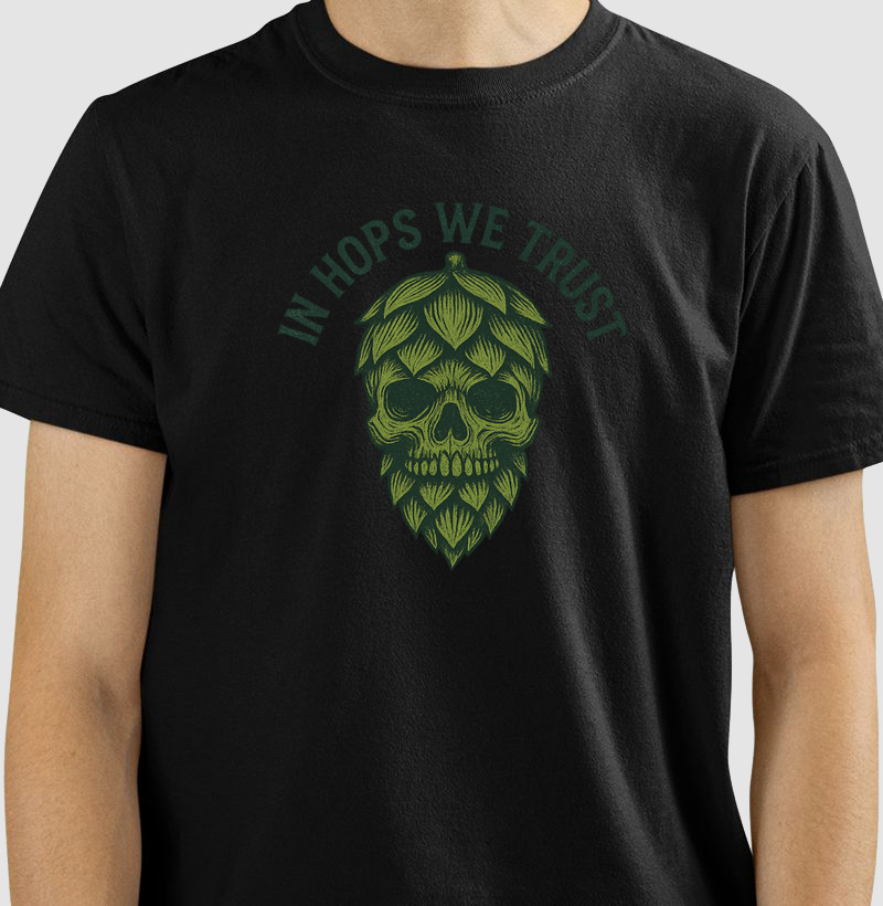 Camiseta In Hops We Trust