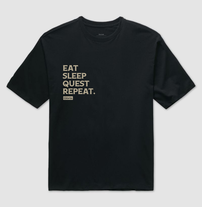 Daily Quest - Camiseta Oversized