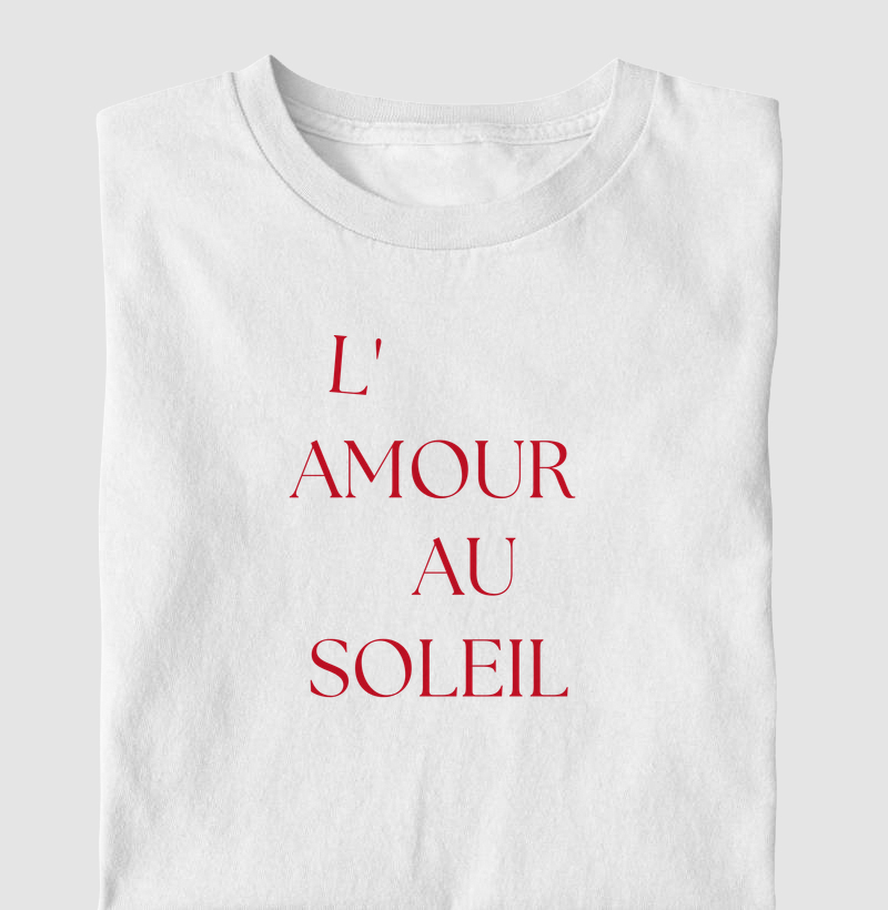 Camiseta L'amour au Soleil Red