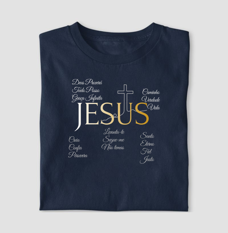 Camiseta Jesus com Frases