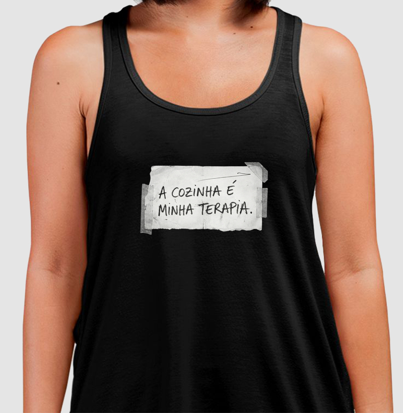 A cozinha é minha terapia.