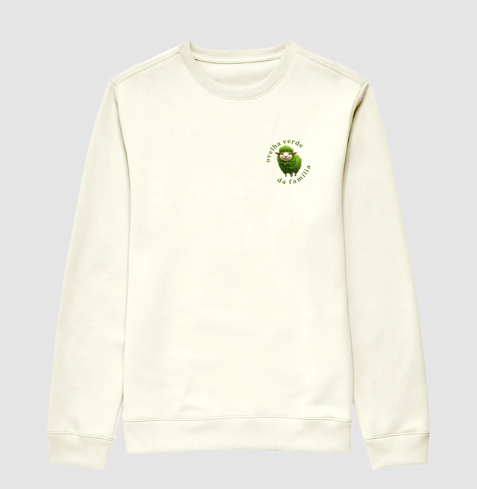 ovelha verde da família s