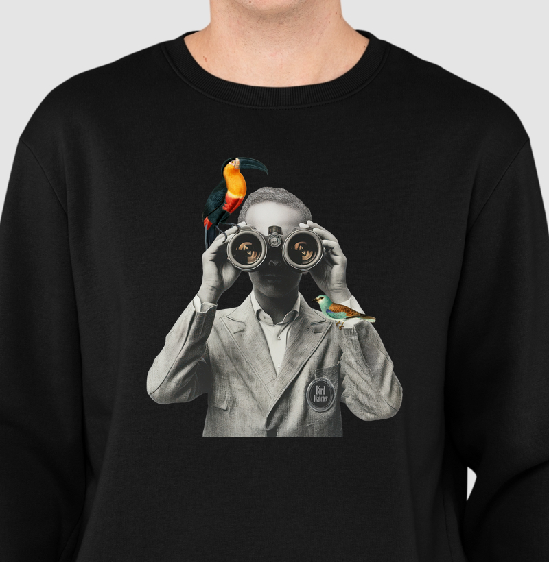 Bird Watcher Vintage Man - Moletom