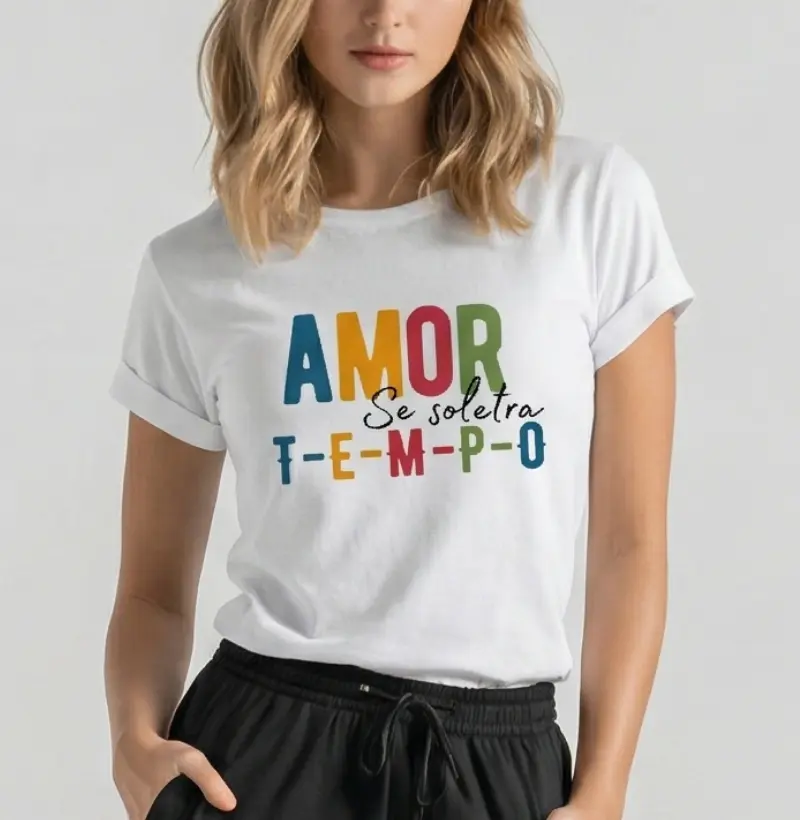 Camiseta | Amor se Soletra Tempo
