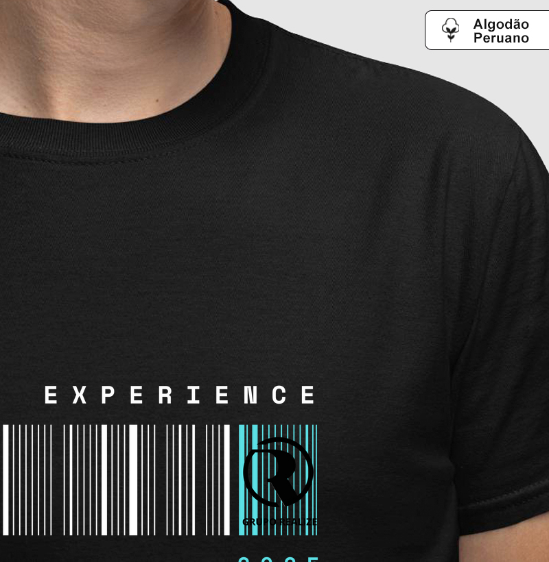 REALIZE EXPERIENCE – EDIÇÃO CÓDIGO AZ (Camiseta Algodão Peruano)