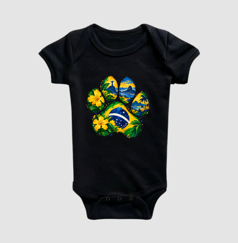 Pata Brasileira - Body Infantil