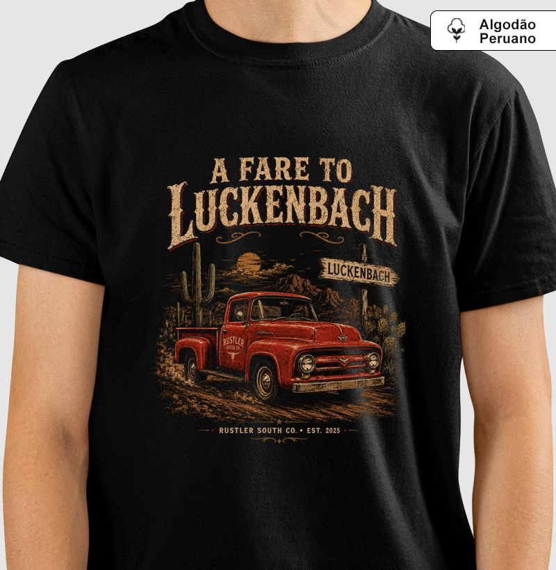 Camiseta Country Masculina Luckenbach