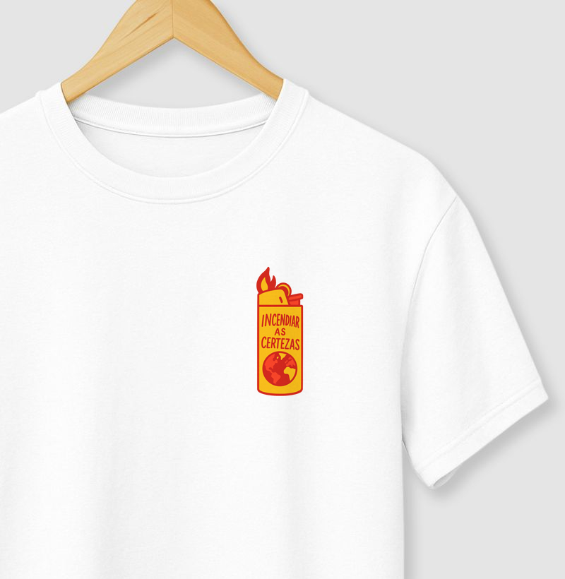 Camiseta INCENDIAR AS CERTEZAS