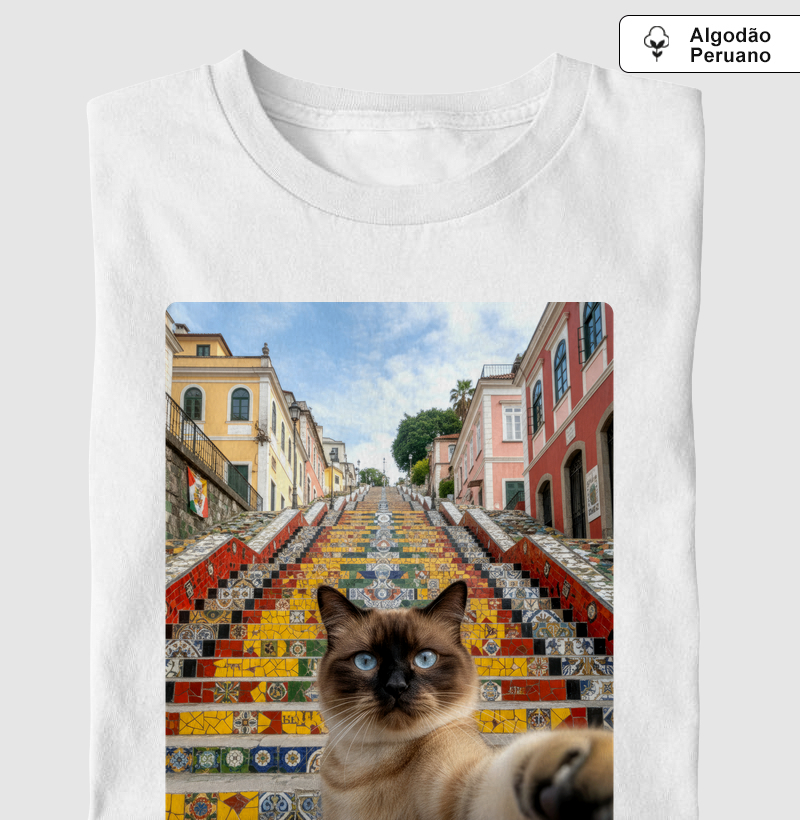 Siamês na Escadaria Selarón