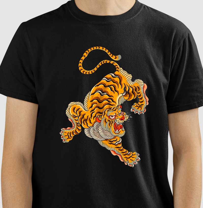 Arte Japonesa _ Tigre 