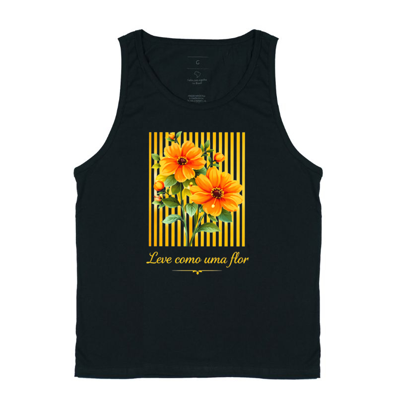 Camiseta Leve como uma flor 