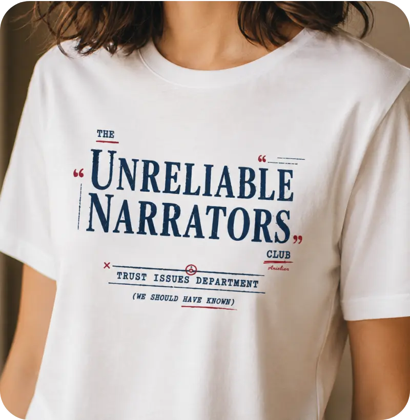 Camiseta The Unreliable Narrators Club