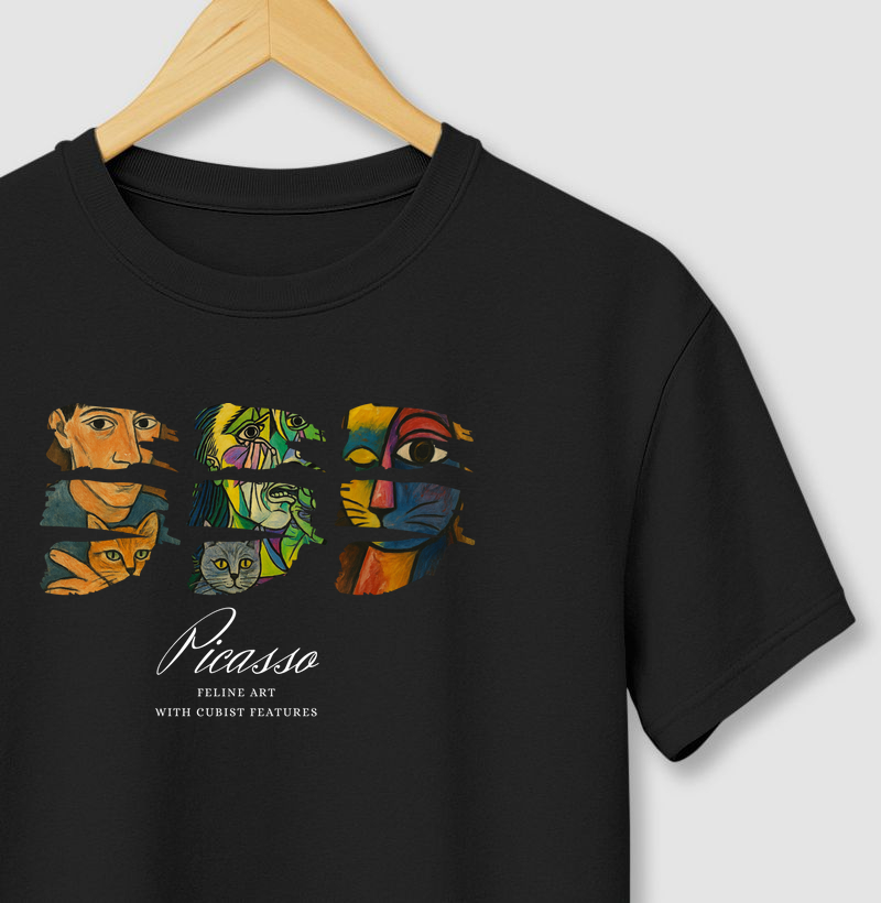 Picasso – Feline Art with Cubist Features