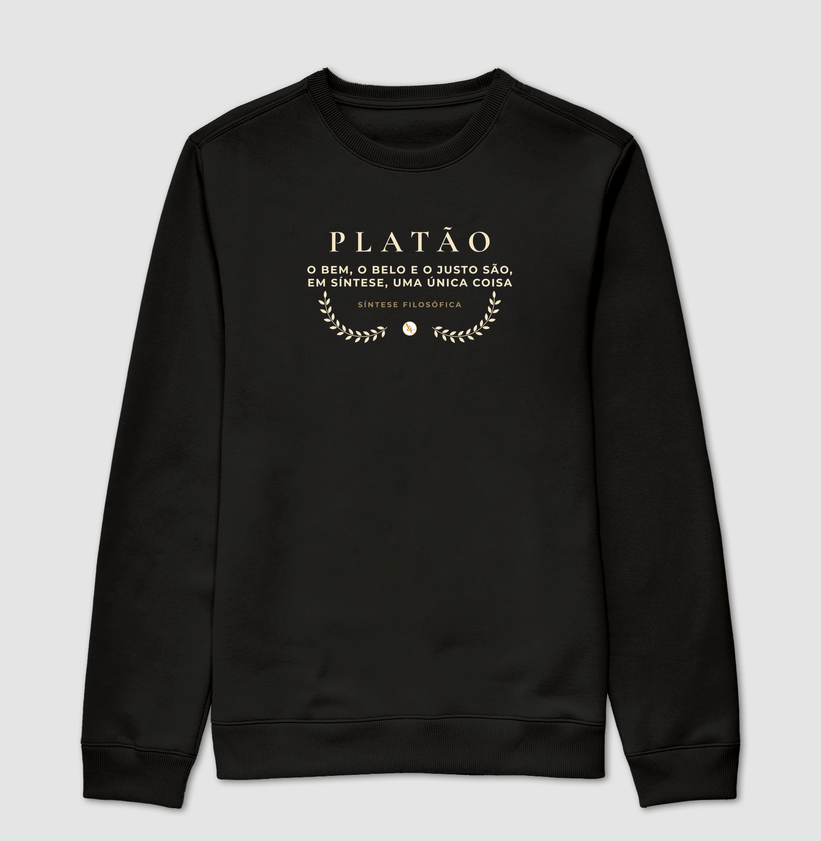 Camiseta Platão: Síntese Filosófica - O Bem, o Belo e o Justo