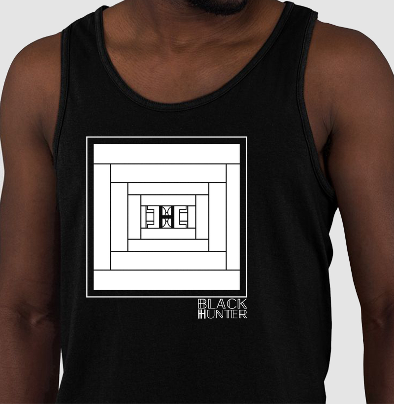 camiseta regata paredão black hunter