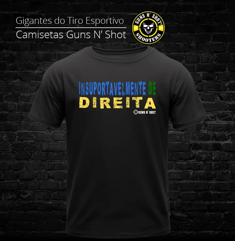 Insuportavelmente de Direita CAC Atirador Esportivo - Camiseta