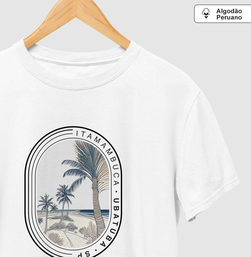 Camiseta Pima Estampada Masculina Itamambuca