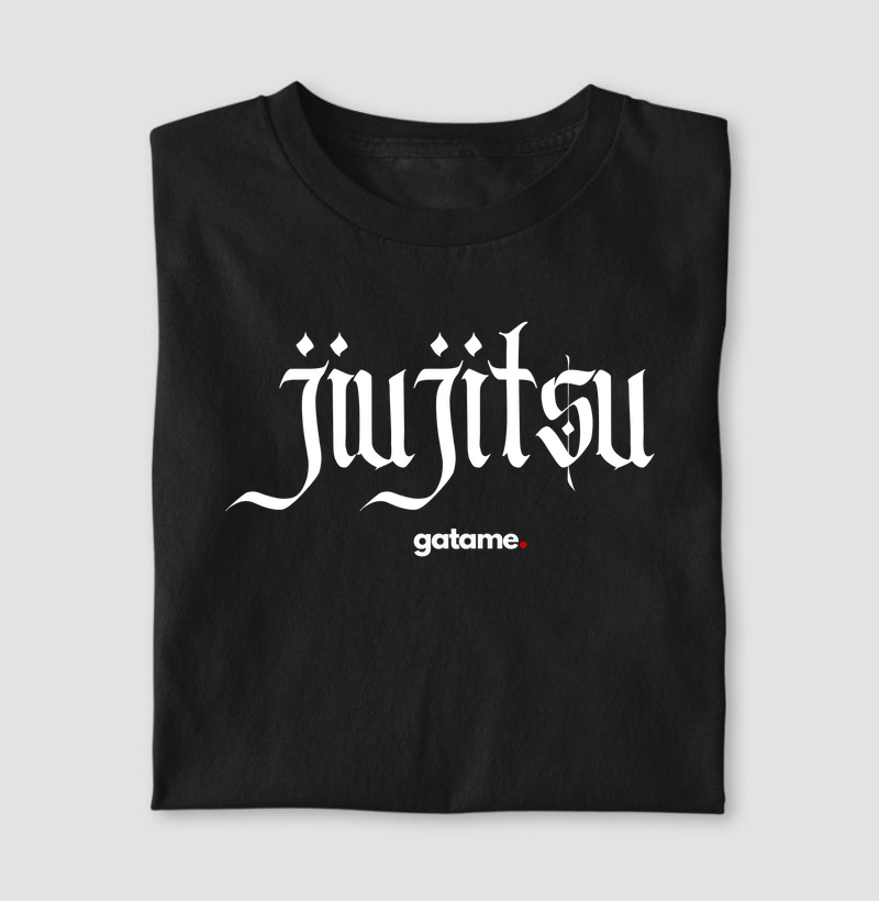 Camiseta “Jiu” – Minimalismo com Alma de Faixa Preta